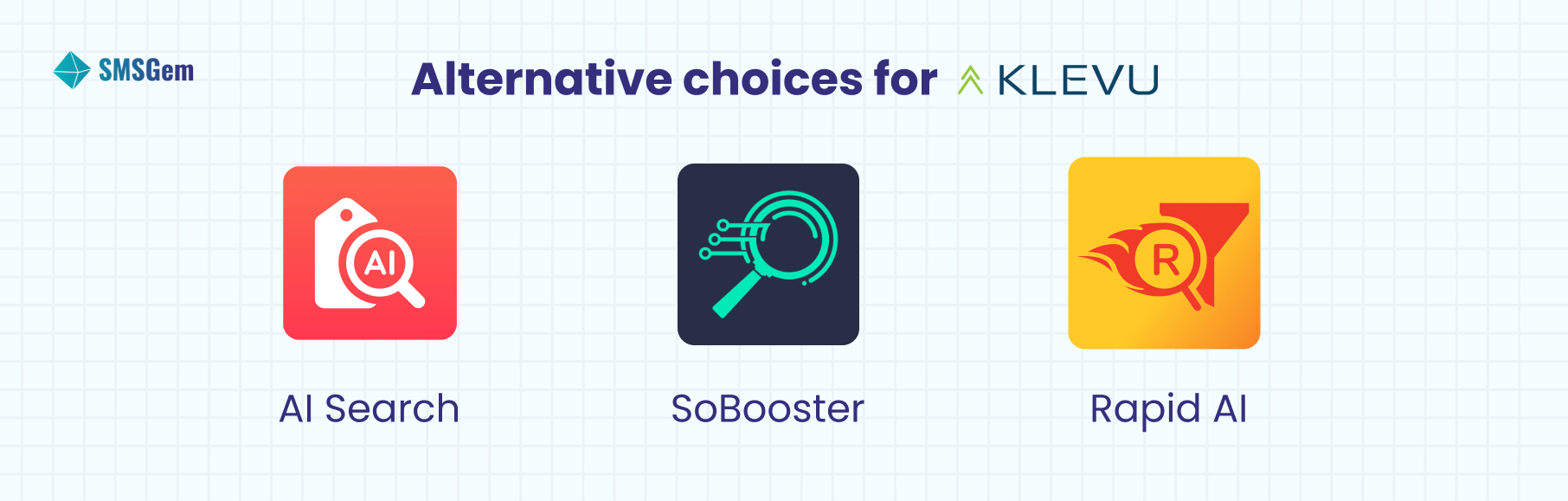 Klevu's alternative applications